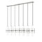 Z-Lite Cayden Linear Chandelier, 7-Light, 4.75 In.W x 54 In.L x 16.75 In.H, Brushed Nickel/Clear 1946P-7L-BN - alternate 6